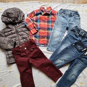 Baby Boys Toddler Gap Bundle Jeans Jacket 2T Slim